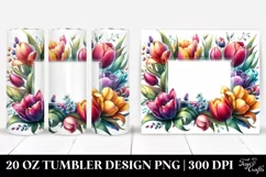Colorful Tulip Decor | 20 Oz Tumbler Product Image 1