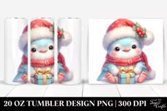 Cute Baby Hummingbird Dressed for Winter, 20 oz Tumbler Product Image 1