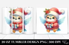Cute Baby Hummingbird Dressed for Winter, 20 oz Tumbler Product Image 1