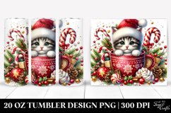 Christmas PNG 20 Oz Tumbler Design Product Image 1