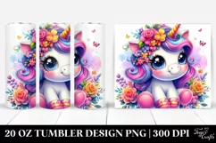 Cute Unicorn Funny | 20 oz Tumbler Product Image 1