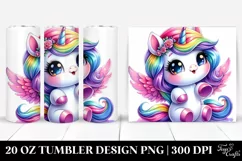 Cute Unicorn Funny | 20 oz Tumbler Product Image 1