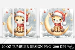 Cute Winter Baby Giraffe | 20 oz Tumbler Product Image 1