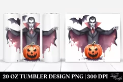 Funny Halloween Clipart, Vampire 20 Oz Tumbler Product Image 1
