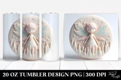 Pastel 3D Christmas Fairy | 20 oz Tumbler Product Image 1