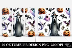 Funny Halloween Clipart, Nightmare 20 Oz Tumbler Product Image 1