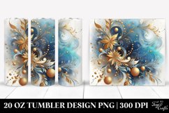 Gliterry Blueis Watercolor | 20 Oz Tumbler Product Image 1