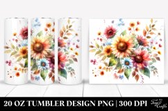 Colorful Sunflower Tumbler | 20 oz Tumbler Product Image 1