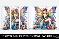 Fairy Sitting Dressed | 20 oz Tumbler Product Image 1