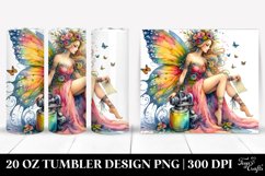Fairy Sitting Dressed | 20 oz Tumbler Product Image 1