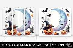 Simple Funny Halloween Clipart 20 Oz Tumbler Product Image 1