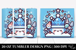 Colorful Winter Crown Design, High-Res 20 Oz Tumbler Product Image 1