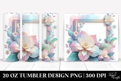 Glossy Gardenia Tumbler | 20 oz Tumbler Product Image 1