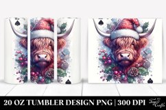 Christmas PNG 20 Oz Tumbler Design Product Image 1
