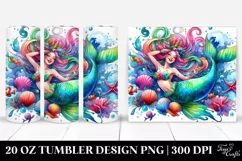 Mermaid Jumping Funny | 20 oz Tumbler Product Image 1