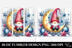 Vibrant Christmas Gnomes | 20 oz Tumbler Product Image 1