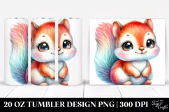 Colorful Baby Squirrel Eyes | 20 Oz Tumbler Product Image 1