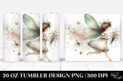 Whimsical Watercolor Fairy Clipart Product Image 1