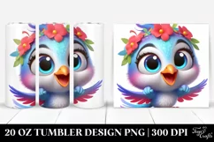 Colorful Baby Pigeon | 20 Oz Tumbler Product Image 1