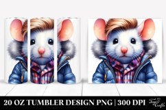 Cute Baby Mouse Drawing Tumbler | 20 oz Tumbler Product Image 1