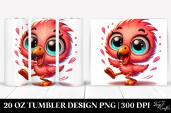 Colorful Baby Flamingo | 20 Oz Tumbler Product Image 1
