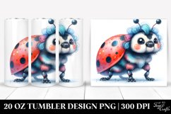 Colorful Baby Ladybug | 20 Oz Tumbler Product Image 1