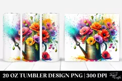 Vibrant Sprinkling Can,Poppy|20 oz Tumbler Product Image 1