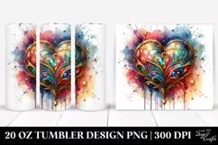 Valentines 20 Oz Tumbler Png Product Image 1