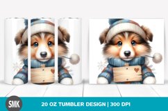 Sweet Baby Collie Winter Tumbler Product Image 1