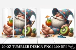 Digital Painting Pastel Gnome | 20 Oz Tumbler Product Image 1