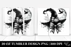 Washed Watercolor Coquette Bow | 20 oz Tumbler Product Image 1