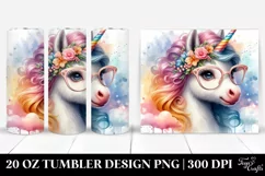 es Unicorn Baby. 20 Oz Tumbler Design Product Image 1