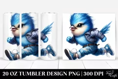 Cute Baby Bird Running | 20 oz Tumbler Product Image 1