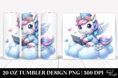 Cute Baby Unicorn Programmer | 20 Oz Tumbler Product Image 1