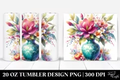 Colorful Magnolia Vase | Tumbler Product Image 1