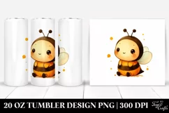 Halloween Clipart Bee 20 Oz Tumbler Product Image 1