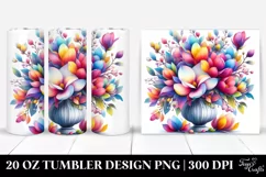 Colorful Magnolia Vase | Tumbler Product Image 1