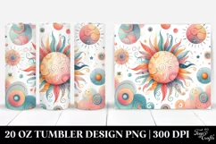 Colorful Whimsical Pastel Sun | 20 oz Tumbler Product Image 1
