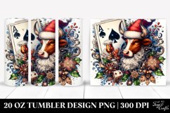 Christmas PNG 20 Oz Tumbler Design Product Image 1