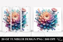 Pastel Chrysanthemum | 20 oz Tumbler Product Image 1