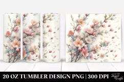 Tumbling Petals in the Wind | 20 Oz Tumbler Product Image 1