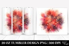 Colorful Glittery Redish Watercolor Particles | 20 Oz Product Image 1