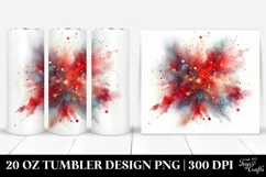 Colorful Glittery Redish Watercolor Particles | 20 Oz Product Image 1