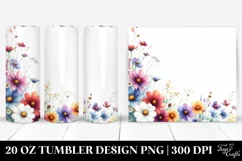 Colorful Wild Flowers | 20 Oz Tumbler Product Image 1