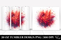 Colorful Glittery Redish Watercolor Particles | 20 Oz Product Image 1