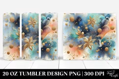 Colorful Blueish Glittery | 20 oz Tumbler Product Image 1