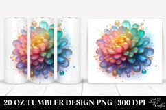 Glossy Chrysanthemum | 20 oz Tumbler Product Image 1