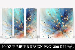 Colorful Blueish Glittery | 20 oz Tumbler Product Image 1
