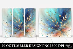 Colorful Blueish Glittery | 20 oz Tumbler Product Image 1