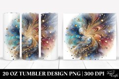 Colorful Blueish Glittery | 20 oz Tumbler Product Image 1